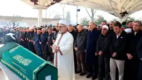 Erdoğan, Emekli İmam Hatip Yağcıoğlu'nun Cenazesinde