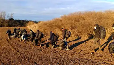 Kırklareli'nde 10 Düzensiz Göçmen Yakalandı